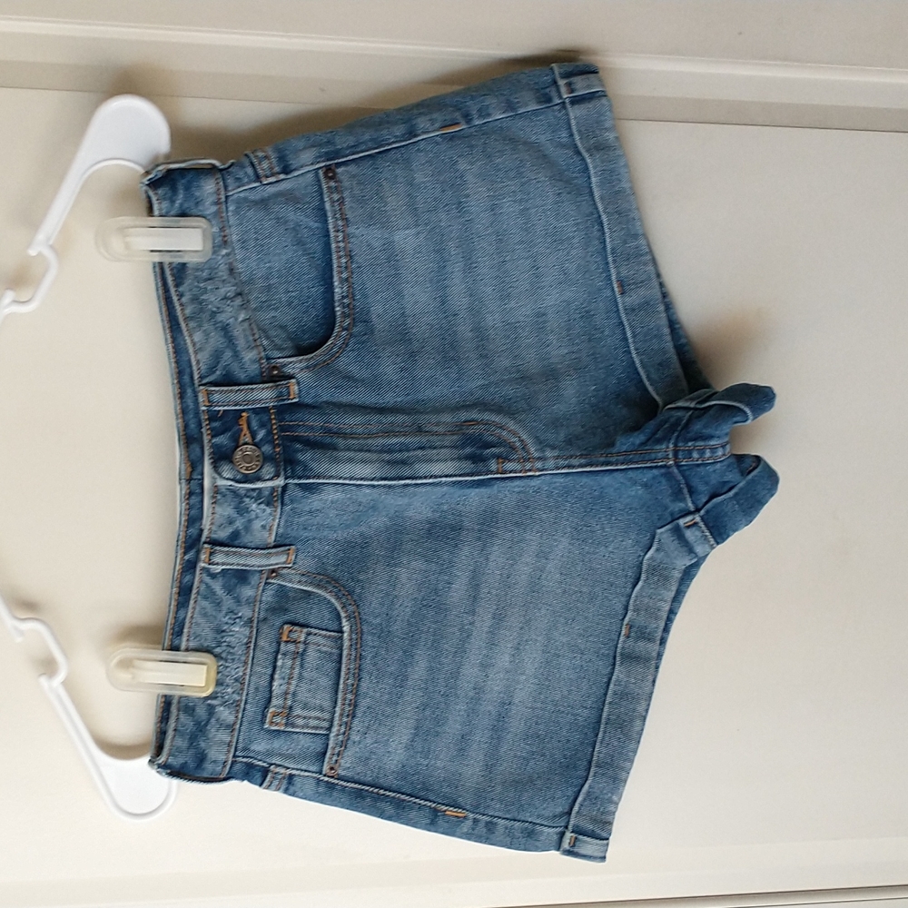 PacSun Mom Short Denim Jean Shorts Cuffed Hems 26